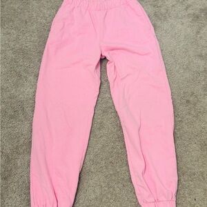 Brandy Melville Light Pink Cropped Pants